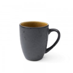 Bitz Bitz Gastro black / amber Becher mit Henkel 0,30 L / h: 10 cm Кружка Bitz Gastro черная/янтарная с ручкой 0,30 л / высота: 10 см