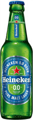 Heineken 0.0 Alkoholfrei 330ml 1st Безалкогольное пиво 330 мл, 1 бутылка, Германия
