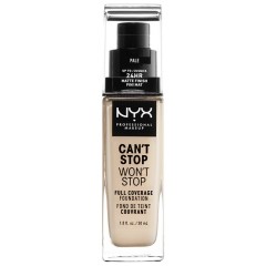 NYX (НИКС) Professional Makeup Cant Stop Wont Stop 24-Hour Foundation Foundation тон 01 Pale, 30 мл