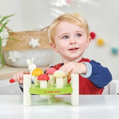 Le Toy Van Hammerspiel Holzpilze PL092 Молоток игра деревянные грибы PL092