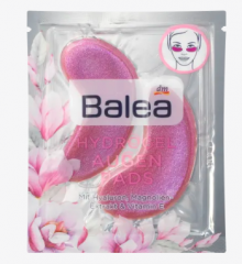 Balea Augenpads Hydrogel Балеа Патчи с Гиалуроном и Розовой водой для интенсивного увлажнения