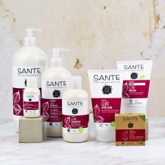 Sante Glanz Shampoo Bio-Birkenblatt &amp; pflanzliches Protein, Санте Натуральный шампунь для блеска волос с органическими листьями березы, 250 мл