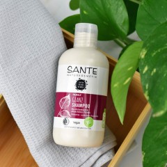 Sante Glanz Shampoo Bio-Birkenblatt &amp; pflanzliches Protein, Санте Натуральный шампунь для блеска волос с органическими листьями березы, 250 мл