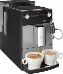 Melitta Melitta Kaffeevollautomat Avanza F270-100 Mystic Titan, Kompakt, aber XL Wassertank XL Bohnenbehalter, Milchschaum-System Полностью автоматическая кофемашина Melitta Avanza F270-100 Mystic Titan, компактная, но XL-бак для воды, XL-контейнер для