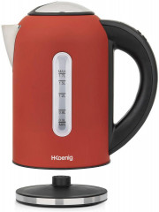 H.Koenig Wasserkocher BOE54 rot Temperatur-Einstellung 40°C 100°C, 2200 W  Чайник H.Koenig BOE54, красный, регулировка температуры 40°C 100°C, 2200 Вт.