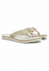 Tommy Hilfiger TH MONOGRAM ESSENTIAL WEBBING  T-bar sandals sandalwood TH MONOGRAM ESSENTIAL WEBBING Сандалии с Т-образной перемычкой сандаловое дерево