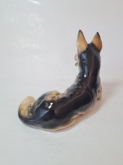 Cortendorf Фарфоровая статуэтка "Немецкая овчарка", 11см x 19см, Германия, 1960-70гг.