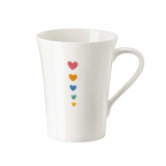 Hutschenreuther Hutschenreuther My Mug Collection Love - Small hearts Becher mit Henkel 0,40 L Hutschenreuther My Mug Collection Love - Кружка с маленькими сердечками и ручкой, 0,40 л