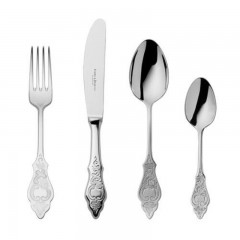 Robbe &amp; Berking Robbe &amp; Berking Ostfriesen 925 Sterling Silber Kinderbesteck 4-tlg. Robbe &amp;amp; Berking Ostfriesen 925 детские столовые приборы из серебра 925 пробы, 4 предмета.