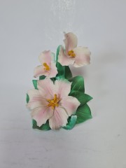 CAPODIMONTE Набор коллекционных фигурок  &quot;Розовые цветы&quot;+&quot;Две красные розы&quot;, Италия, 1960-70гг.