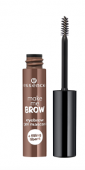 essence cosmetics Augenbrauengel make me brow eyebrow gel mascara browny brows 02, Эссенс Гелевая тушь для бровей, №02 брауни, 3,8г