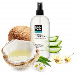 EcoTan Tropical Braunungsspray mit Kokoswasser Тропический спрей для загара с кокосовой водой
