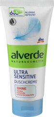 alverde NATURKOSMETIK Cremedusche Ultra Sensitiv, 200 ml Экстра Увлажняющий Гель для Душа для Чувствительной Кожи, 200 мл