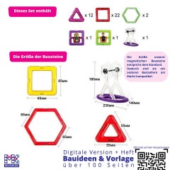MAGNIKON Magnetische Bausteine MK-46 Das Riesenrad Магнитные строительные блоки MK-46 Колесо обозрения