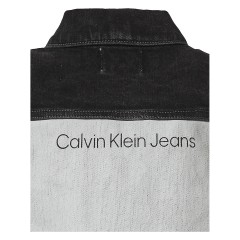 CALVIN KLEIN JEANS Jeansjacke mit Ruckenprint fur Jungen Джинсовая куртка с принтом на спине для мальчиков