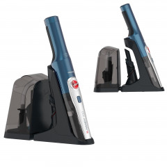 Hoover Hoover Akku-Handstaubsauger HH710BSS 011, 120,00 W, beutellos, 3in1-Zubehor, Vakuum-Kit, EPA-Filter, Ladebasis Беспроводной ручной пылесос Hoover HH710BSS 011, 120,00 Вт, без мешка, аксессуары 3-в-1, комплект для пылесоса, фильтр EPA, зарядная баз