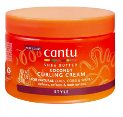 Cantu Shea Butter Coconut Curling Cream Locken Creme 3 st Канту Крем для вьющихся волос с кокосом и маслом Ши (Карите), 3 штуки х 340 г