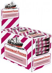 Fisherman's Friend Cherry Фишерманс Френд Конфеты Вишня без сахара, Коробка 24 шт. x 25 г