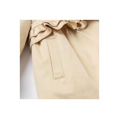 Dave Bella Eleganter Trenchcoat mit Kapuze fur Madchen Элегантный тренч с капюшоном для девочки