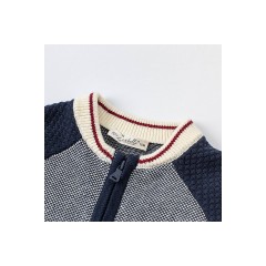 Dave Bella Navy Baumwoll-Jacke fur Jungen Хлопковая куртка темно-синего цвета для мальчиков