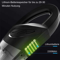 MOUTEN MOUTEN Akku-Handstaubsauger Multifunktionaler kabelloser Auto-Nass- und Trockensauger, Geeignet fur Autos, Wohnungen und Buros Беспроводной ручной пылесос MOUTEN, многофункциональный беспроводной автомобильный пылесос для влажной и сухой уборки, п