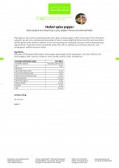 Krauterhaus Sanct Bernhardt Herbal-spice pepper, 180 г