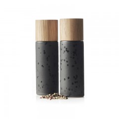 Bitz Bitz Gastro black Salzmuhle &amp; Pfeffermuhle Set 2-tlg. d: 5 cm / h: 16,7 cm Набор мельниц для черной соли и мельницы для перца Bitz Gastro 2 шт. д: 5 см / ч: 16,7 см
