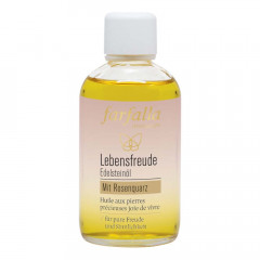 Farfalla Edelsteinol Lebensfreude mit Rosenquarz 100ml  Драгоценное масло изюминка жизни с розовым кварцем 100мл