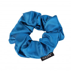 GLOV Scrunchies Satin Blue Сатиновые синие резинки для волос