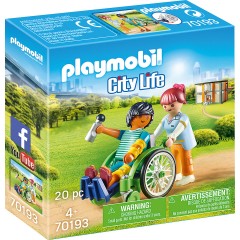 PLAYMOBIL PLAYMOBIL 70193 Patient im Rollstuhl PLAYMOBIL 70193 Пациент в инвалидной коляске