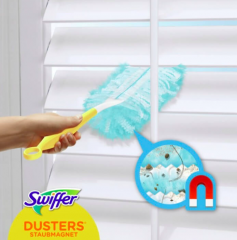 Swiffer Staubmagnet Nachfullpack 9St, Свиффер Сменные салфетки-насадки для магнитной щетки, 9 штук
